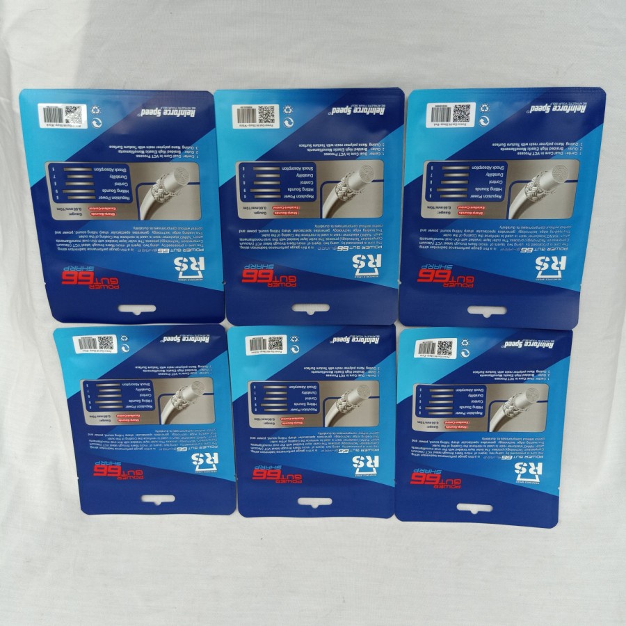 SENAR RAKET RS SHARP HS HITTING SOUND 66 DURAMAX DUS BIRU ORIGINAL