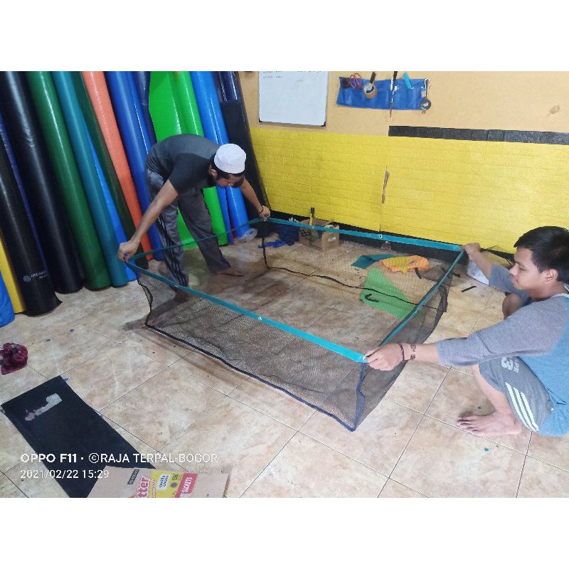 KOLAM JARING KERAMBA 2X3X1 Anti geser