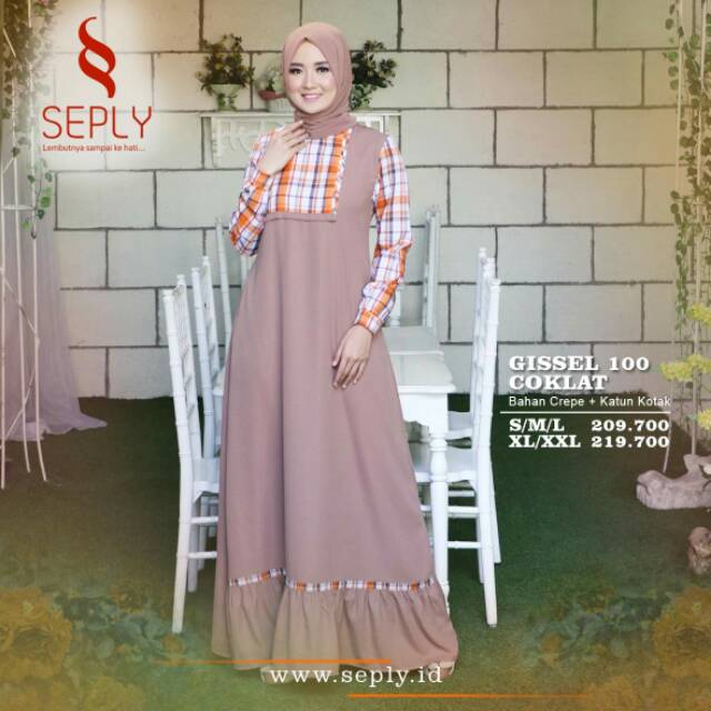 Jual Gamis  Syari Cantik Seply Misha 05 Gamis  Seply 