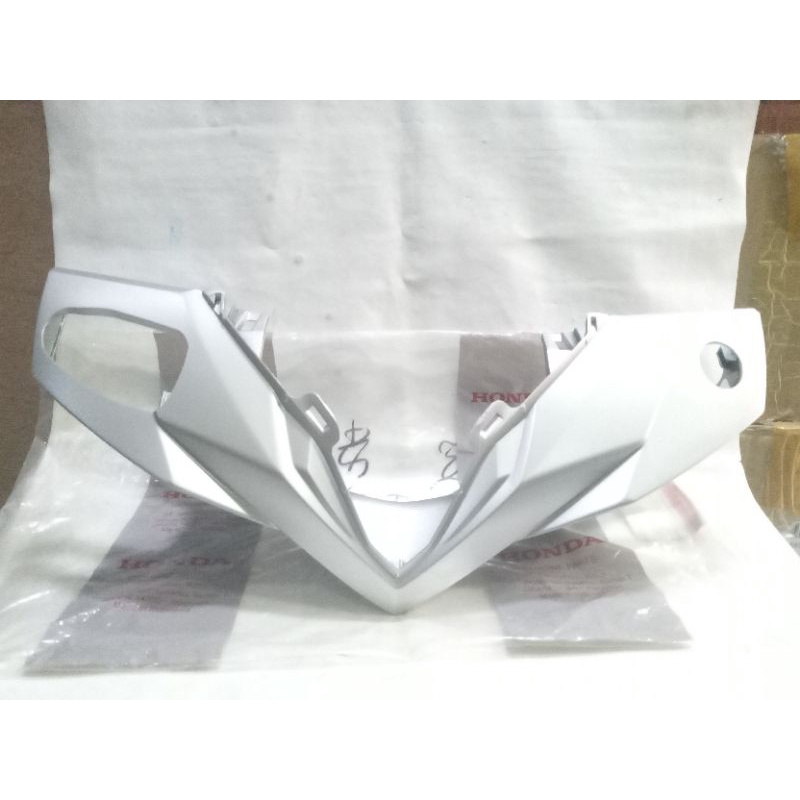 Batok depan atas front handle beat injeksi fi led 2020 silver abu abu doff dop original