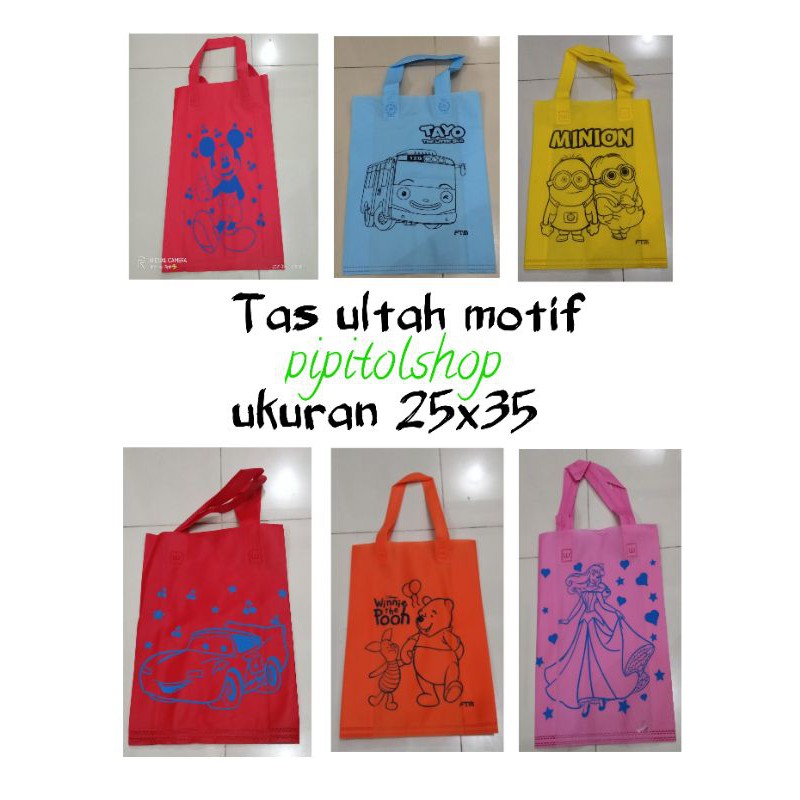 

Tas spunbond karakter /godiebag 25x35(12pc)