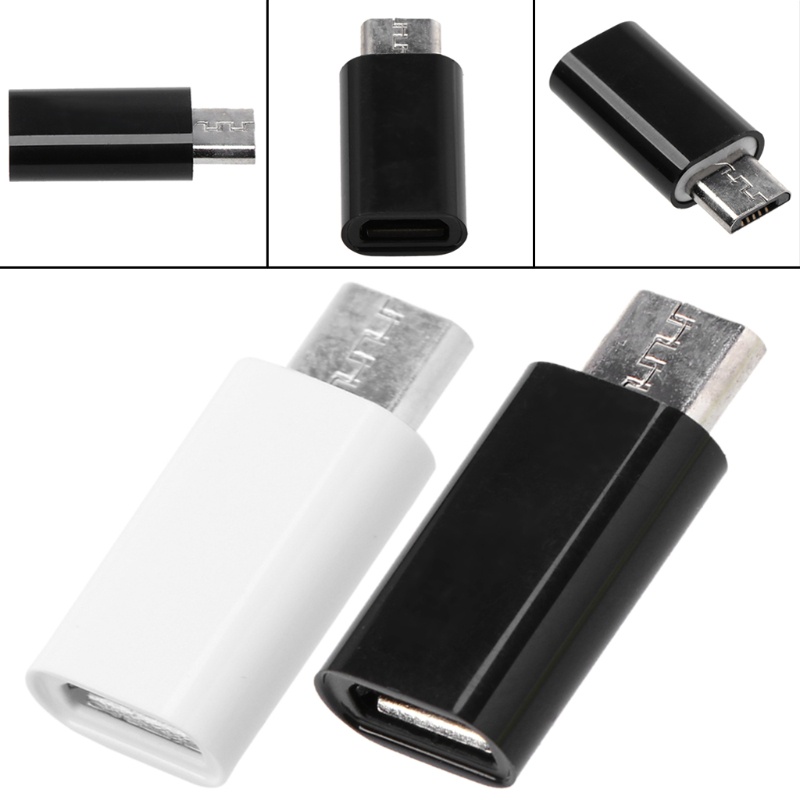 Btsg Konektor Micro USB Ke Micro USB Adapter Male-Female Untuk Ponsel Tablet Kamera Charging Data Sync