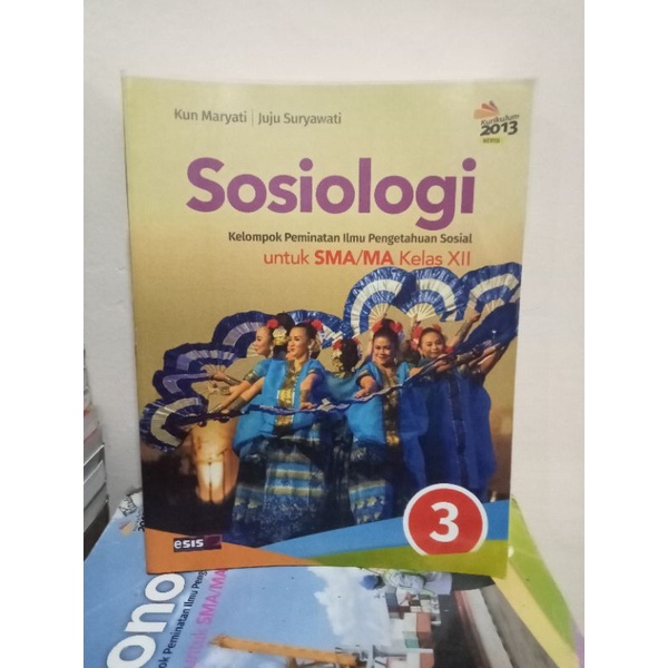 buku sosiologi 3 kelas 12 SMA Erlangga esis