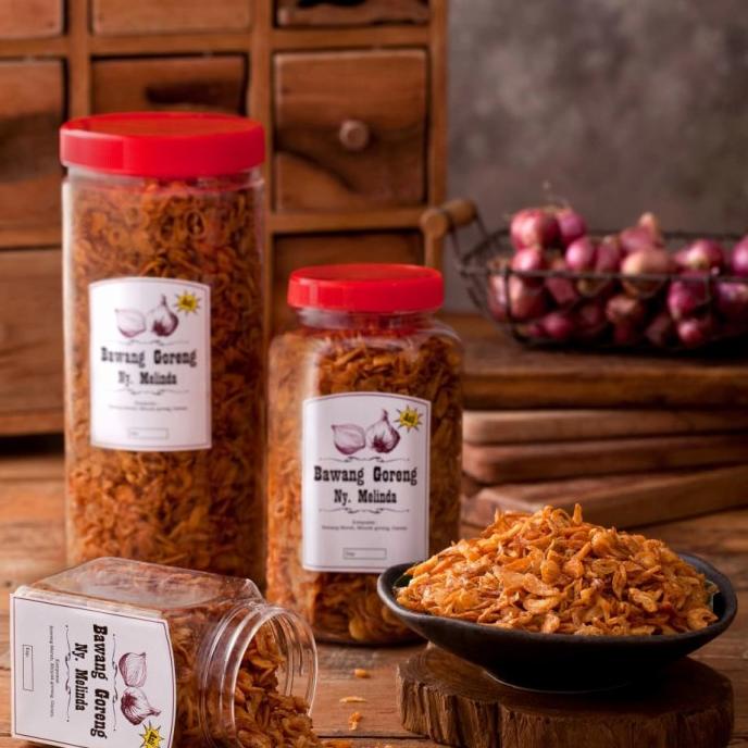 bawang goreng Ny melinda 500 gram Original Toples