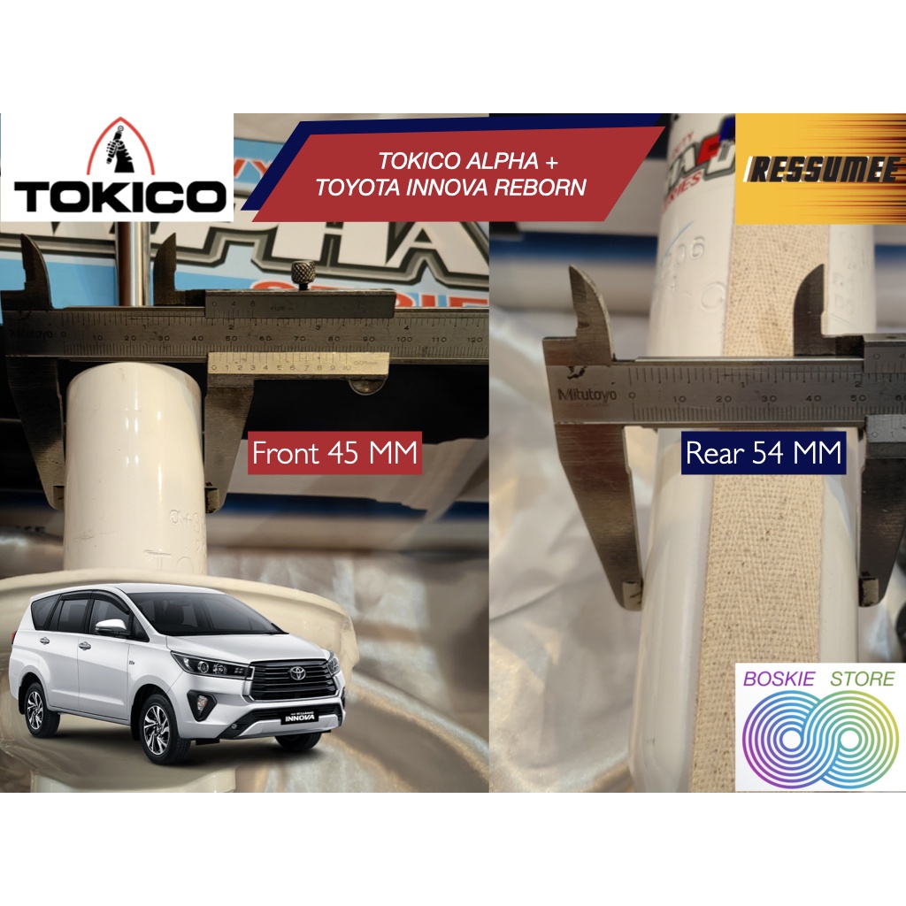 Shockbreaker Toyota Innova dan Innova Reborn Tokico Alpha Plus Series