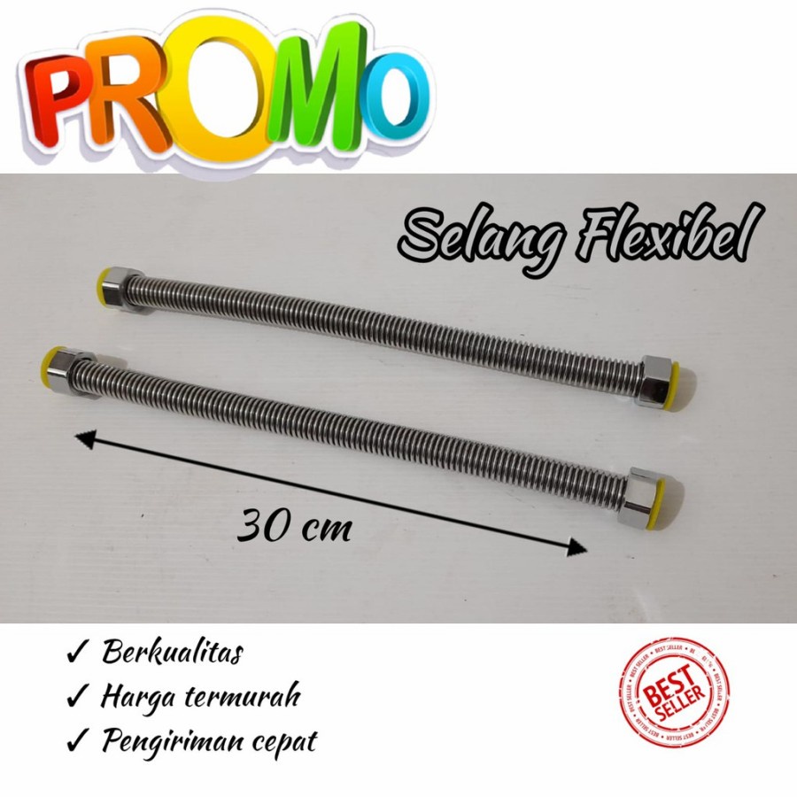 Selang Flexible Kaku Air Panas - SOLVEX - 50cm 40cm 30cm