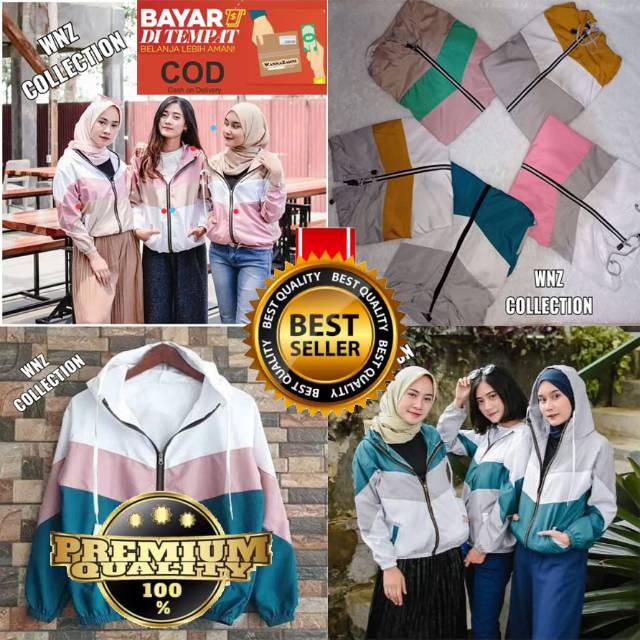 Jaket wanita Lumino (pakai lapisan dalam furing ) - kwalitas premium/Jaket  Termurah/Jaket Wanita