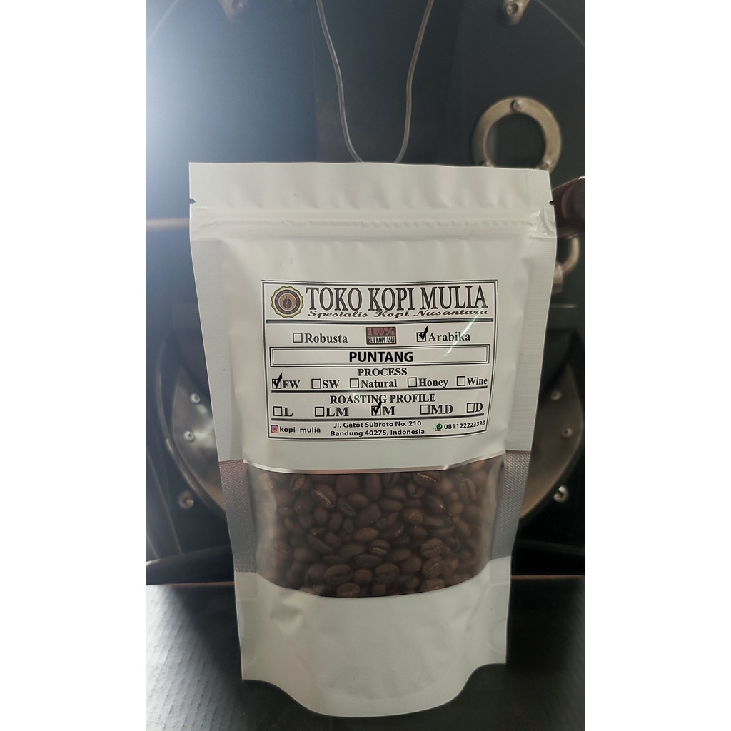 

KOPI PUNTANG / COFFEE BEANS & GRIND BEANS / 100gr