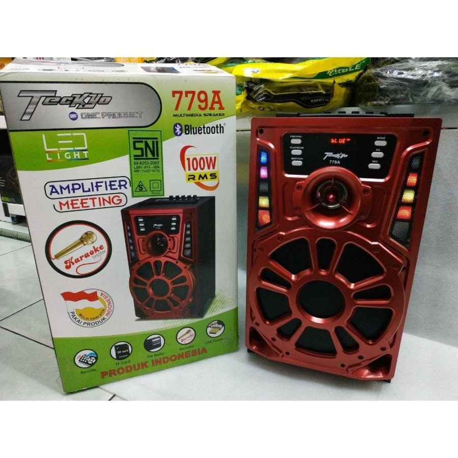 SPEAKER GMC TECKYO 779A / 779 A BLUETOOTH ( 8 Inch )