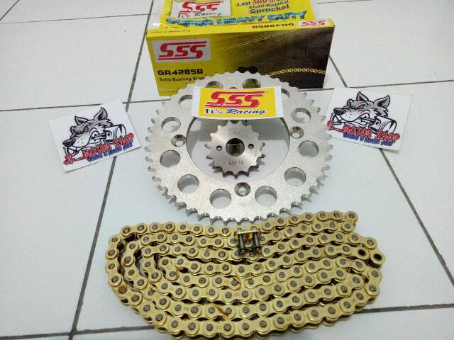 GearSet Sss 428 Cb150 Cbr150 Tiger Megapro Verza Sonic 150 Supra Gtr Vixion R15 Xabre Mxking Dll