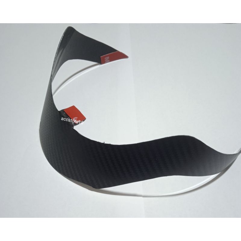 Spoiler fiber helm kyt kyoto- kyt Rc7 hitam carbon