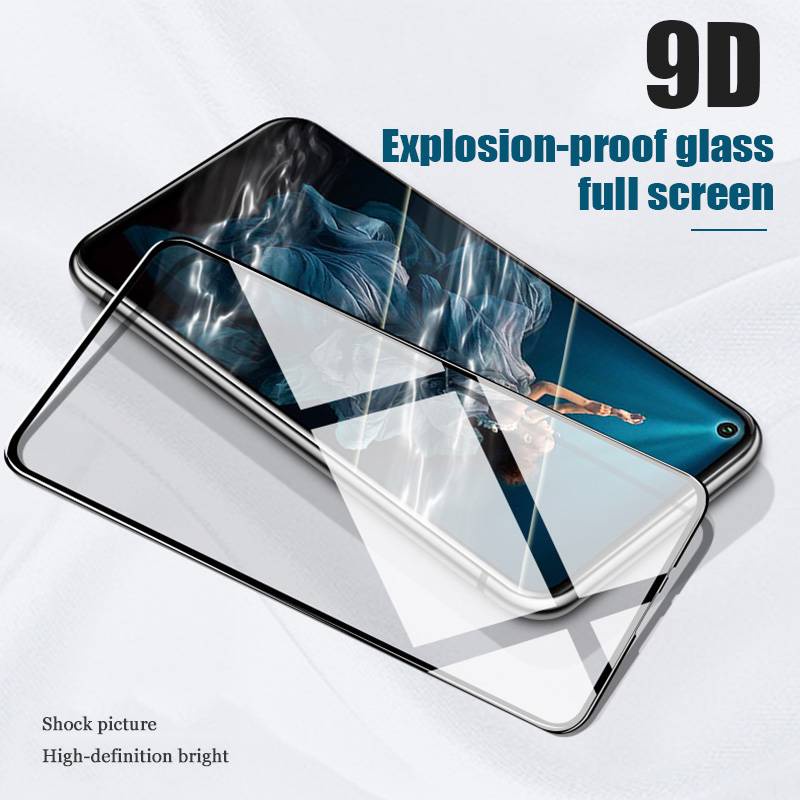 9D Full cover Glass for Huawei Honor 9X 8X 7X 6X 10X lite X10 Screen Protector for Honor 20 30 9 10 Lite 9A 8A 7A 7C pro Glass