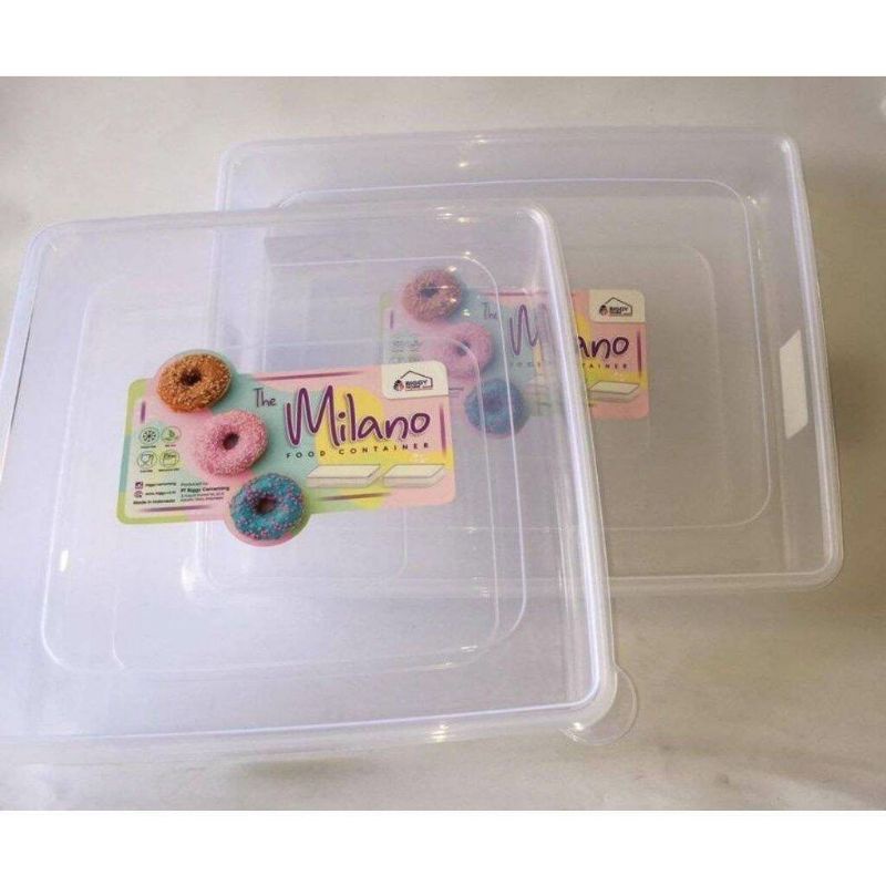 (COD/free ongkir) Kotak Donat box Milano Biggy 7200 ml asli original