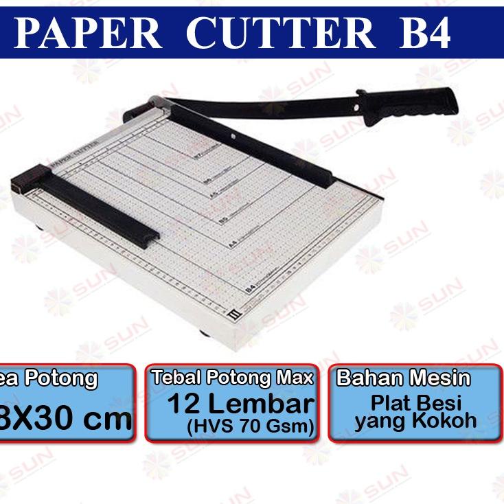 

New! Paper Cutter F4 / B4 Alat Potong Kertas ~