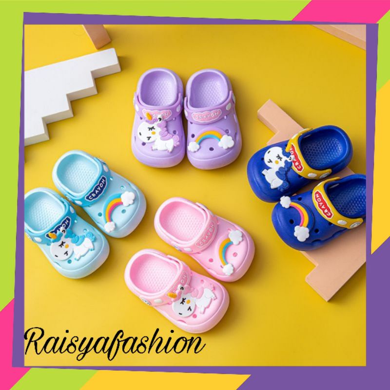 Sandal Karet Anak Unicron Bahan PVC Import RF