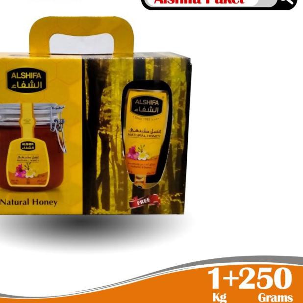 

YU7♖ Madu al Shifa 1 KG free 250 gr | Madu Murni Alshifa Asli Dari Saudi Arab free 250 Gr Squeeze Ha