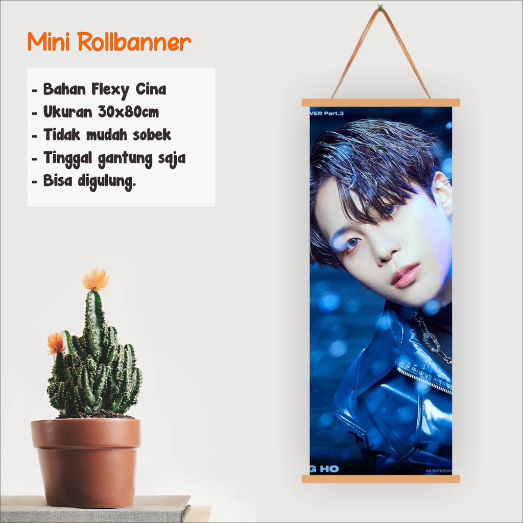 MINI ROLL BANNER ATEEZ JONGHO