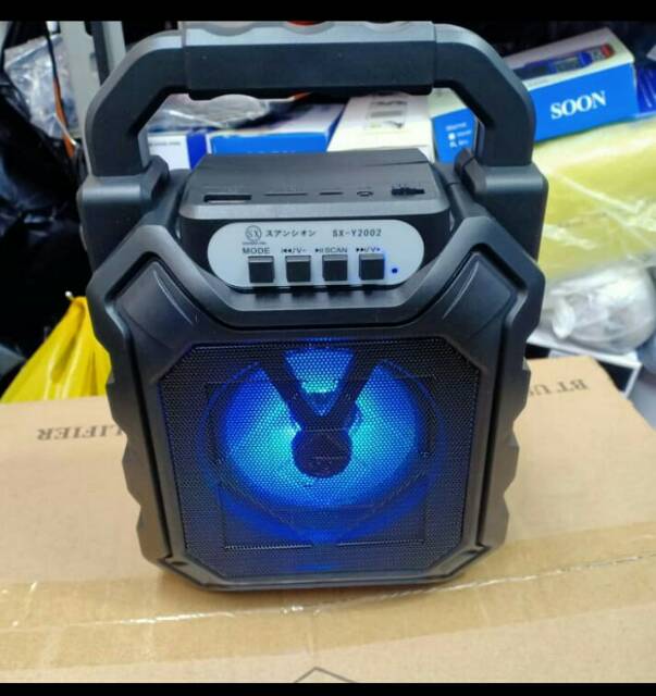 Speaker Bluetooth Karaoke Mp3 SX-Y2002 Bonus microphone