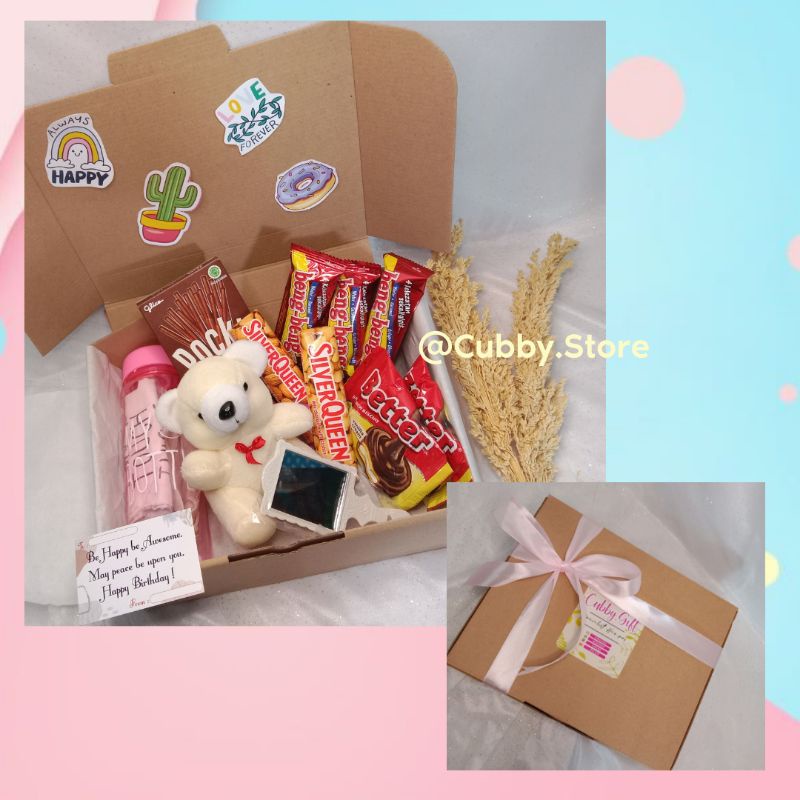 

[PREMIUM] GiftBox Cewek Ulang tahun | Kado wisuda | Kado anniversary | Kado ulangtahun