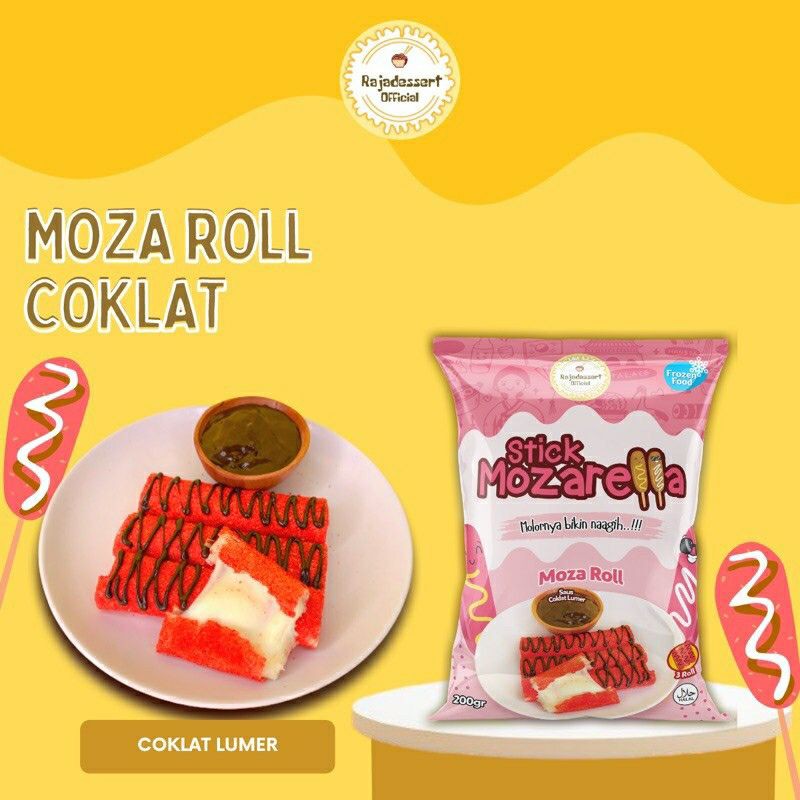 

MOZA ROLL COKELAT / MOZARELA GORENG