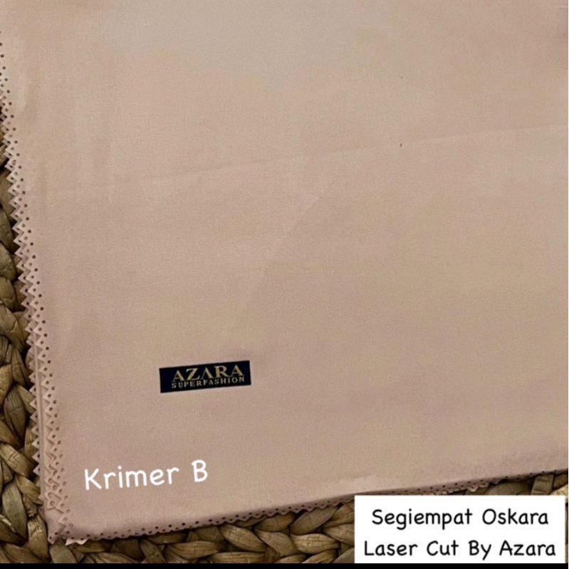 hijab segi empat oskara/ jilbab segi empat laser cut/hijab oskara premium