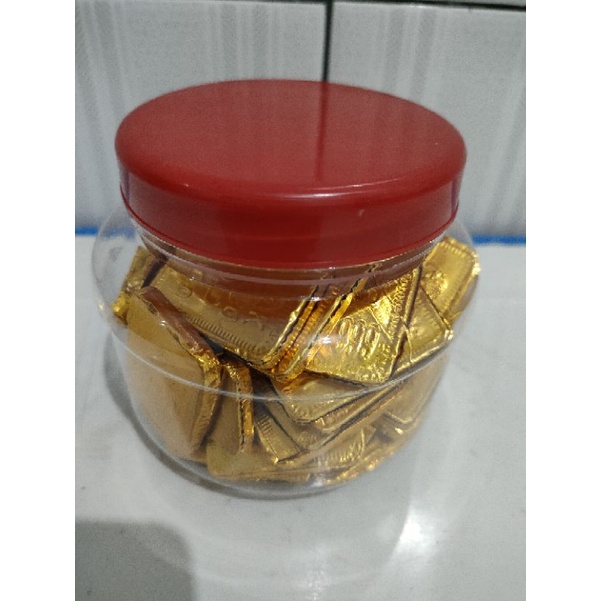 coklat koin petak toples