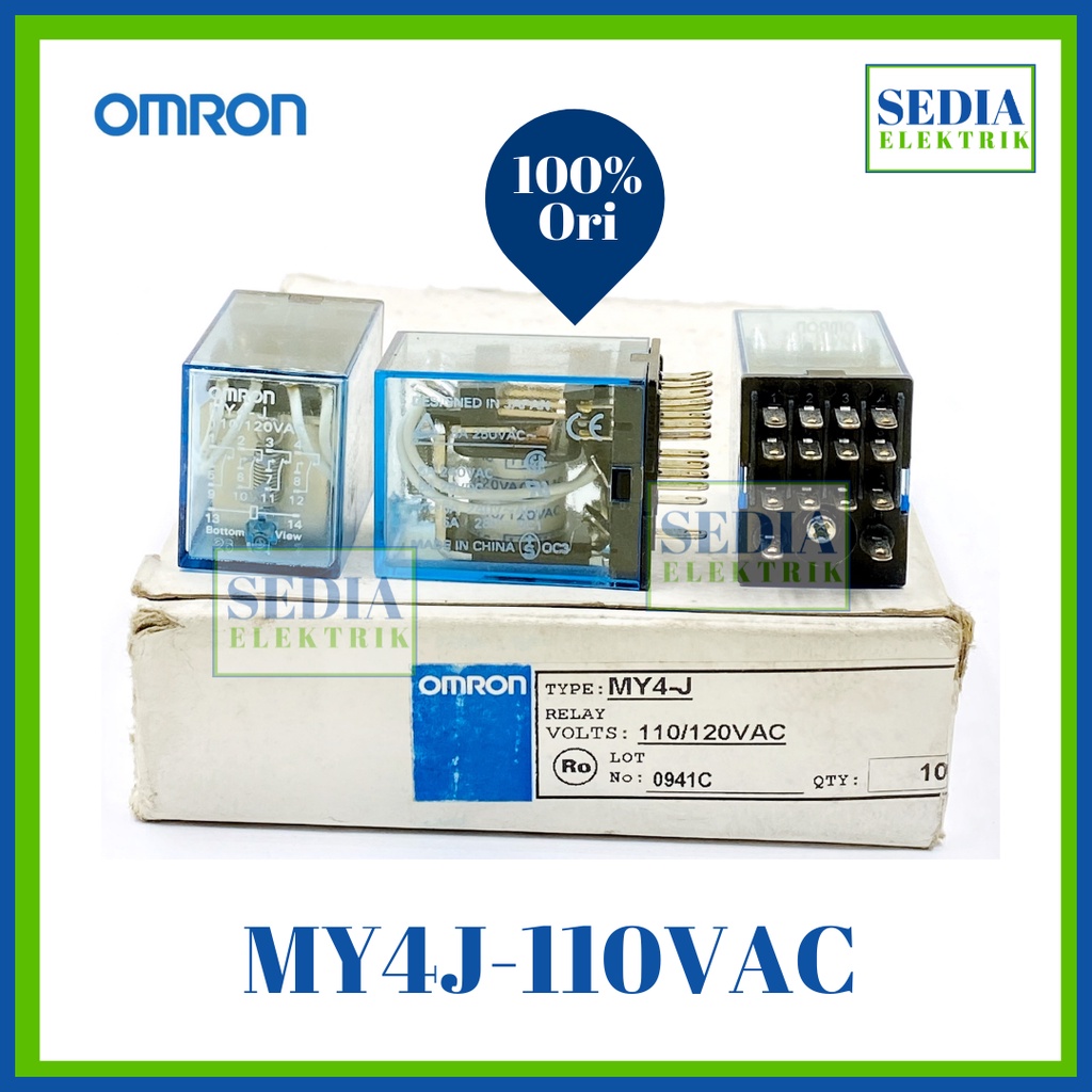 Jual Relay Omron MY4J110VAC MY4J 110VAC Shopee Indonesia
