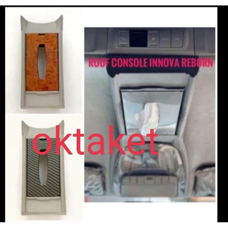 kokpit roof consule tempat tissue all new Innova 2016