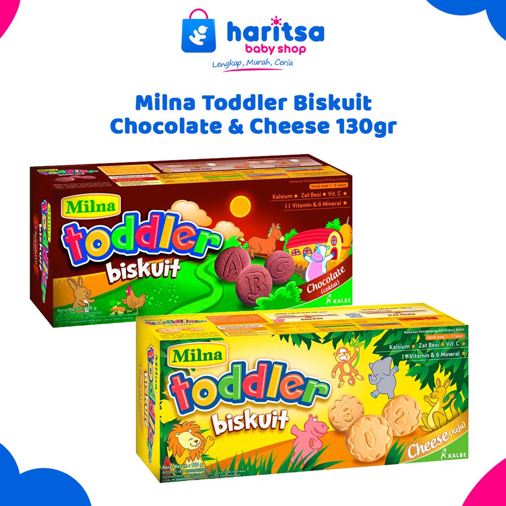 Milna Toddler Biskuit Cheese / Chocolate