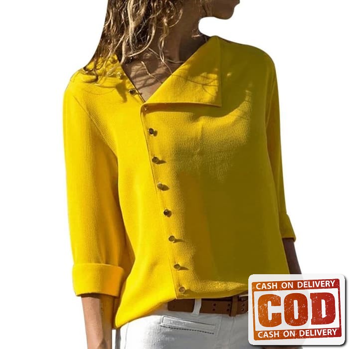 Best Quality Kemeja Cewek Korea Import Wanita Bm- 9765# Leodora S FG115 Baju Style - , M