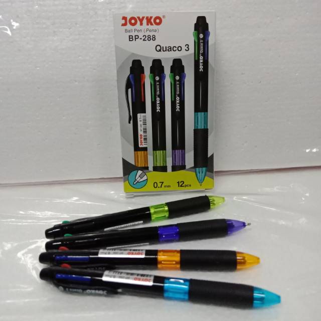 

Pulpen Joyko 4Warna BP 288 0,7 mm
