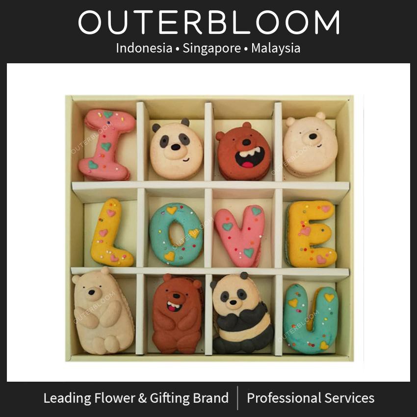 

Kue Macaron - Le Sucre Big Love Series PAnda Bear
