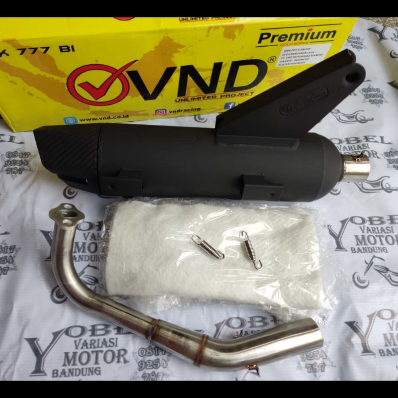 KNALPOT TSUKIGI RACING FAZZIO VND AK777 KNALPOT YAMAHA FAZZIO 125