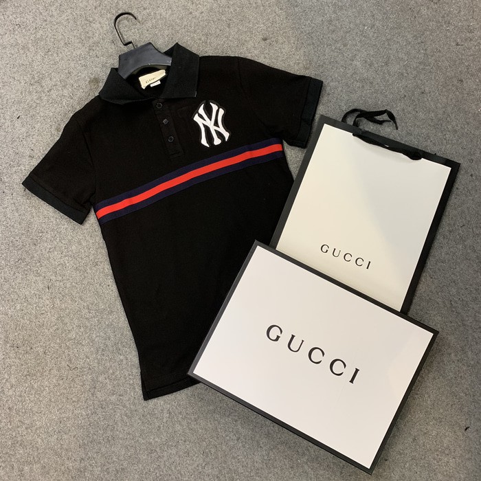 

Unik Gucci NY Polo Shirts Black + Box Fakebill & Paperbag Diskon