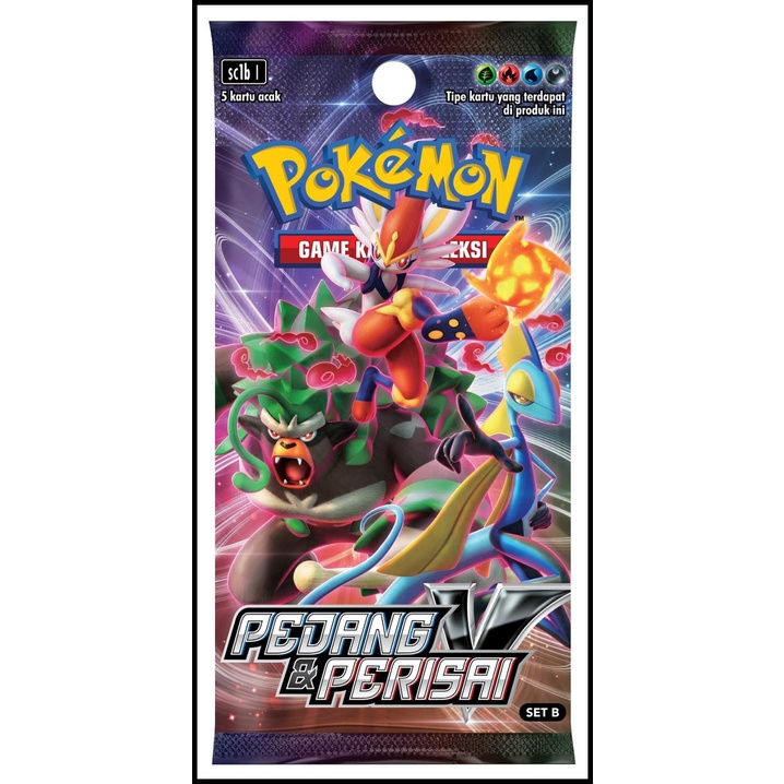 (Terlaris) Pokemon Booster Set Sc1B Pedang Dan Perisai Booster Box