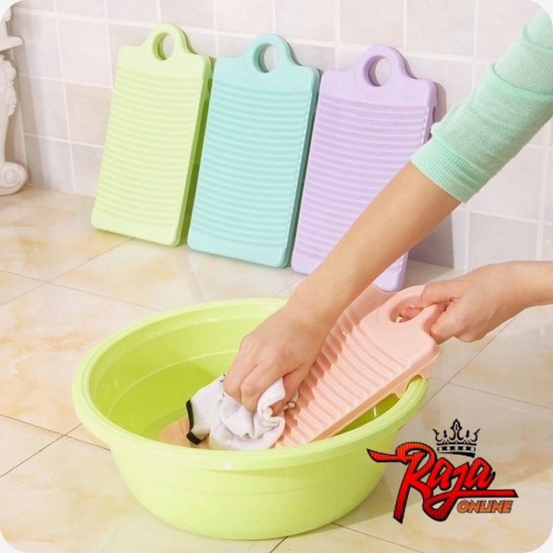 DC34 - Papan Cuci Plastik Mini Papan Penggilasan Cucian Baju