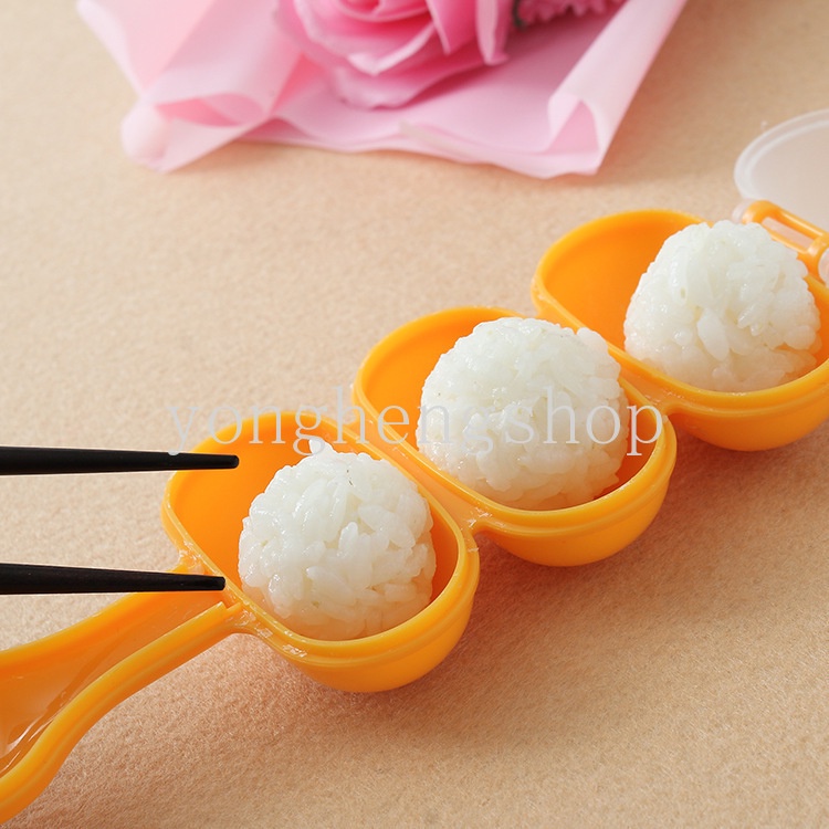 2pcs / set Cetakan Sushi / Onigiri / Bento Bentuk Bulat Untuk Anak