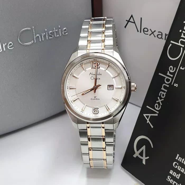 ORIGINAL Jam Tangan Wanita Alexandre Christie AC 8583 / AC8583 Garansi 1 Tahun