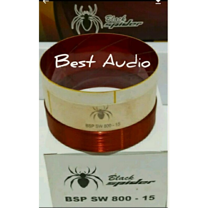Spol spoel spul speaker 15inch 15 inch Black spider BSP SW800 15