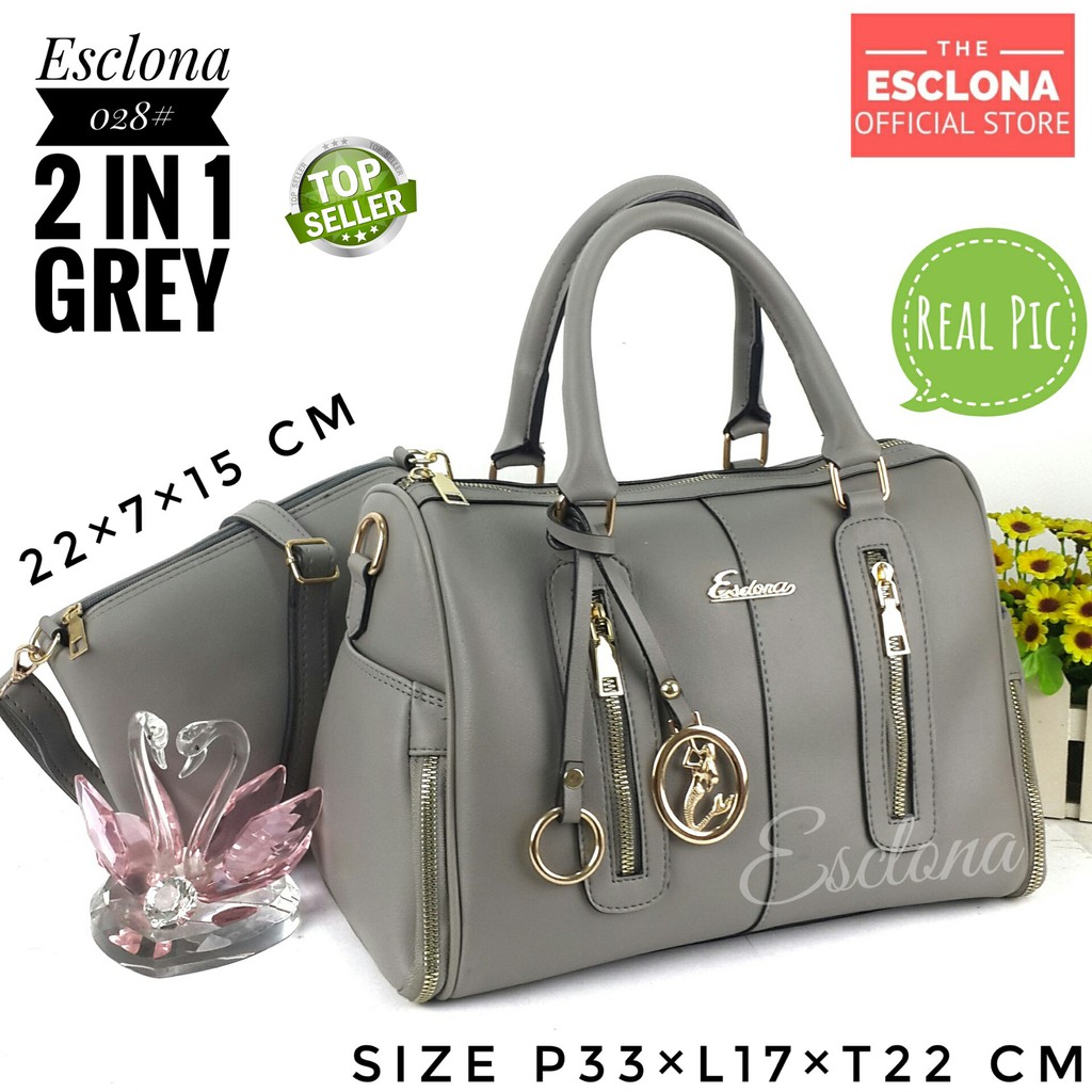 TAS WANITA IMPORT ESCLONA 028 TAS SELEMPANG WANITA TAS KERJA WANITA TAS BATAM TERBARU TAS DOCTOR S3