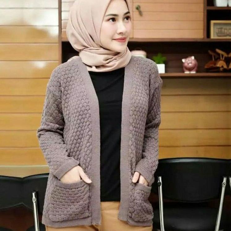 ((TERLARIS)) Outer Rajut Cardigan Rajut Cardi Auter Cardy Kardigan Oter Jaket Rajut Wanita Baju Oute