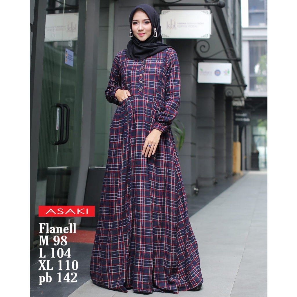 WILI MUSLIM - NEW GAMIS NAURA - BAHAN FLANELL PREMIUM - FASHION MUSLIM - PAKAIAN MUSLIM WANITA - GAM