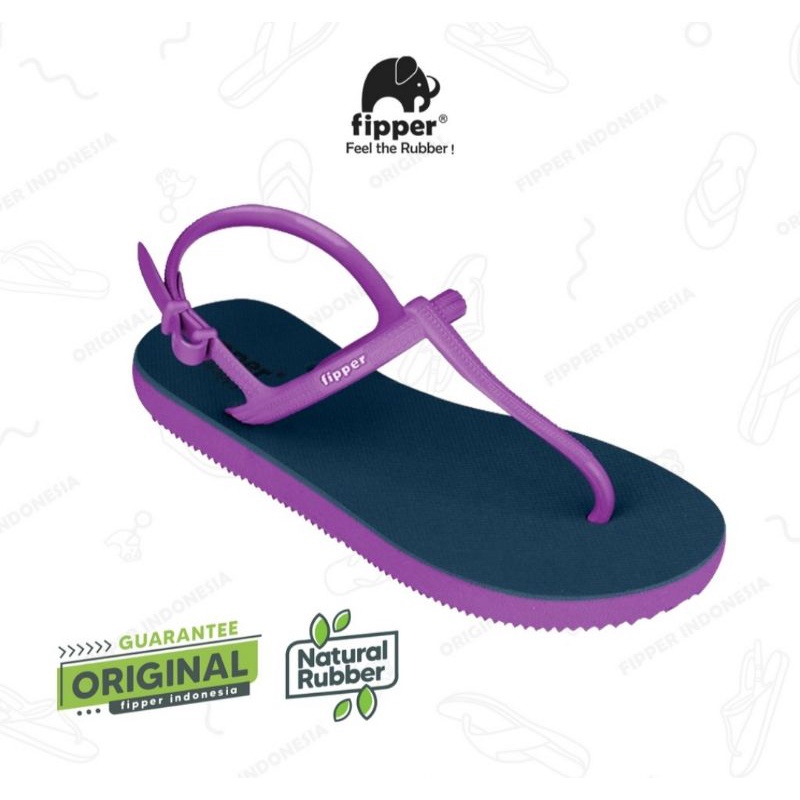 Fipper Strappy Blue Snorkey / Violet Original