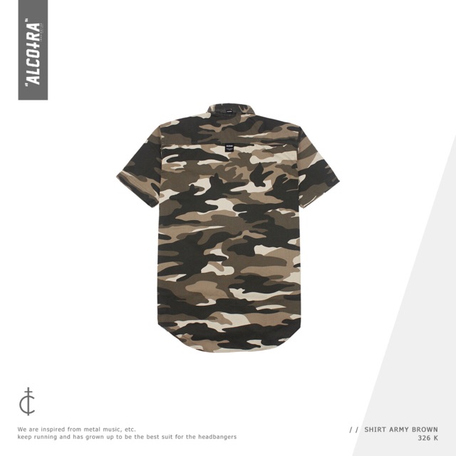 SHIRT ARMY BROWN