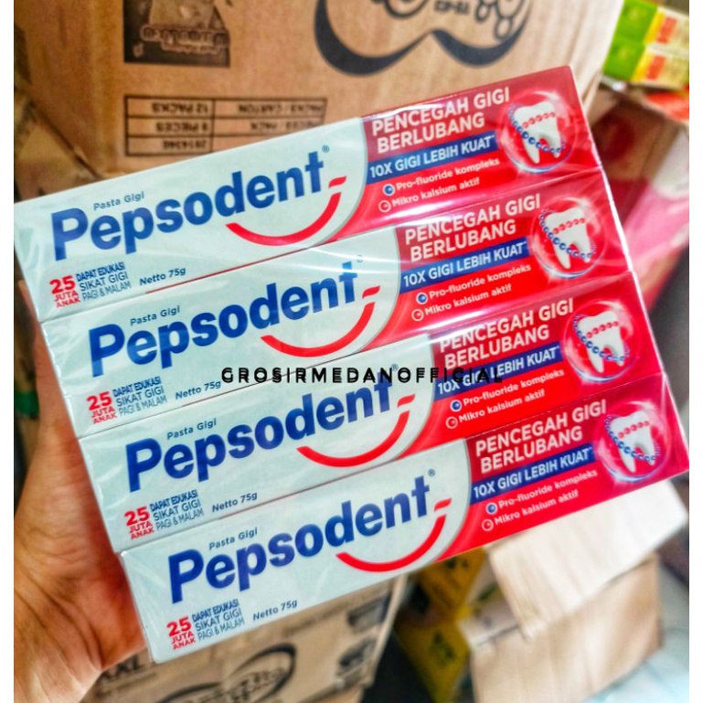 PEPSODENT PASTA GIGI PENCEGAH GIGI BERLUBANG 75 G