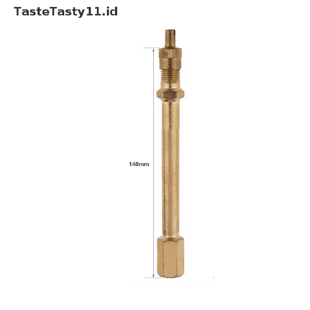 【TasteTasty】 Tire Valve Stem Brass Tire Valve Extension Straight Bore For Motorcycle Car .