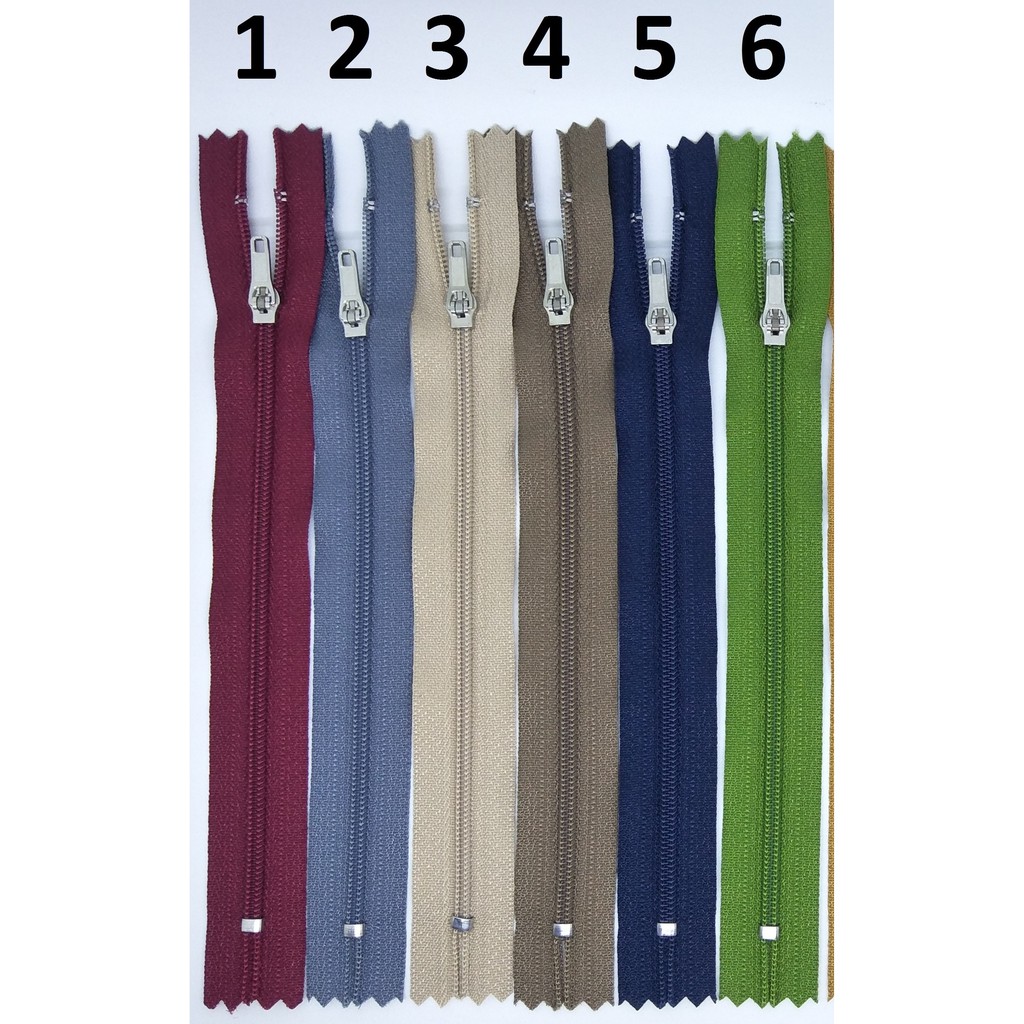 RESLETING CELANA YKK 7 inch / RESLETING YKK KEPALA BESI PANJANG