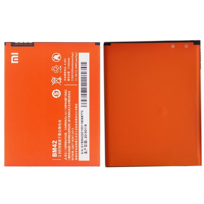 BATRE BATTERY XIAOMI BM42/REDMI NOTE