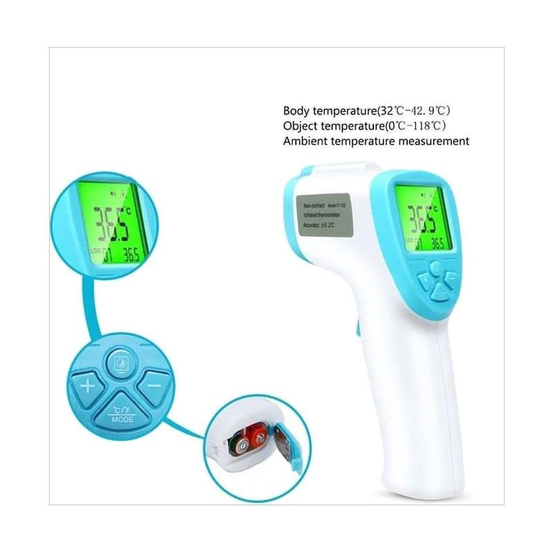 TR002 Non-contact Infrared Gun Thermometer Termometer Ukur Suhu Digital