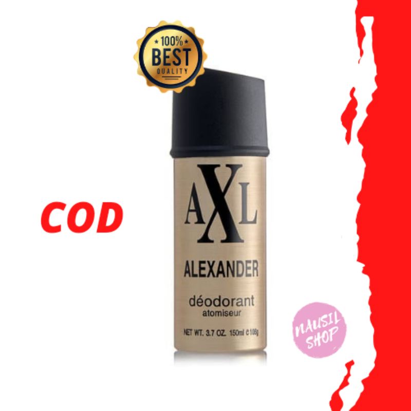 DEODORANT SPRAY 150ML AXL ALEXANDER DS GOLD PARFUM PRIA PARFUM LAKI